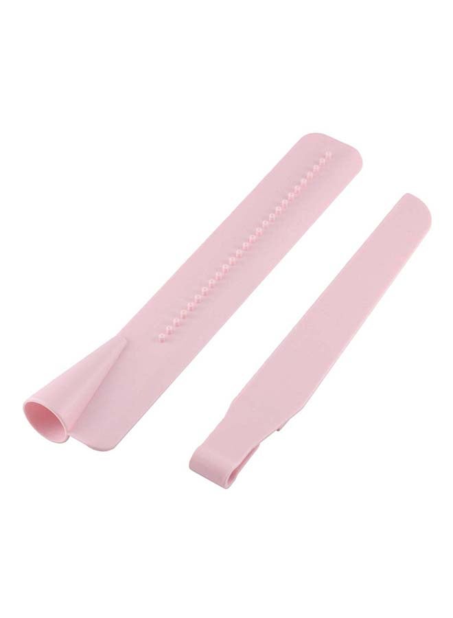 لي يينج أدوات تزيين الكيك من قطعتين وردي 3x5x23سم - Image 3