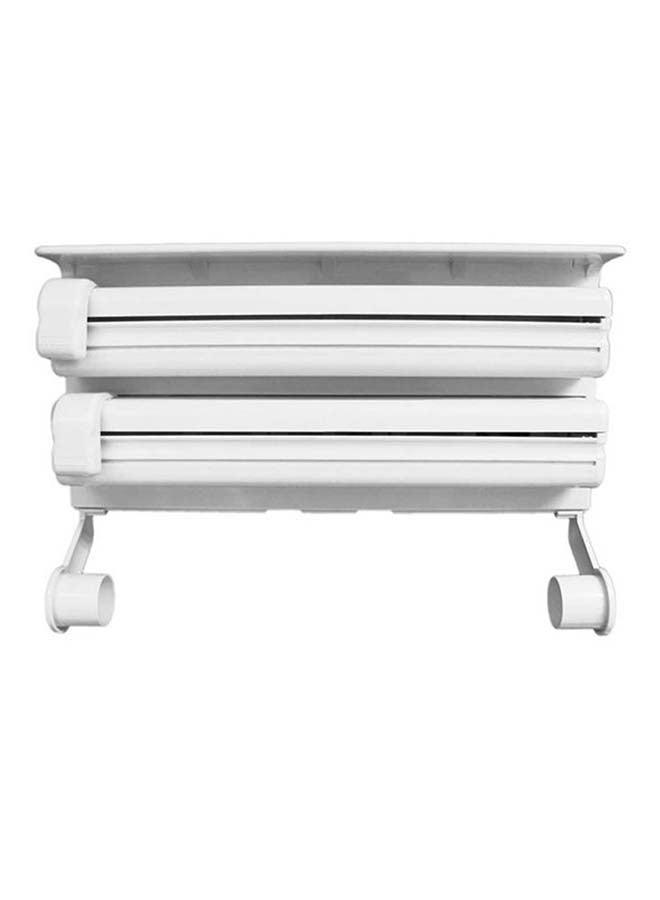 Triple Layer Napkin Dispenser White 7x18.5x38centimeter