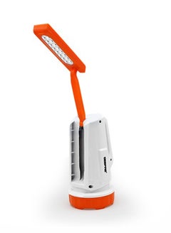GEEPAS Rechargeable Search LED Flashlight With Lantern 3watts White/Orange  - Image 3
