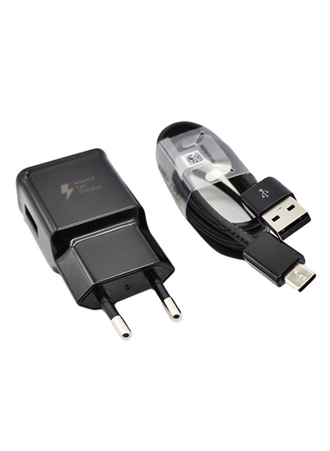 Samsung Fast Charging Travel Adapter With Type-C Cable Black 