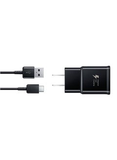 Samsung Fast Charging Travel Adapter With Type-C Cable Black  - Image 1