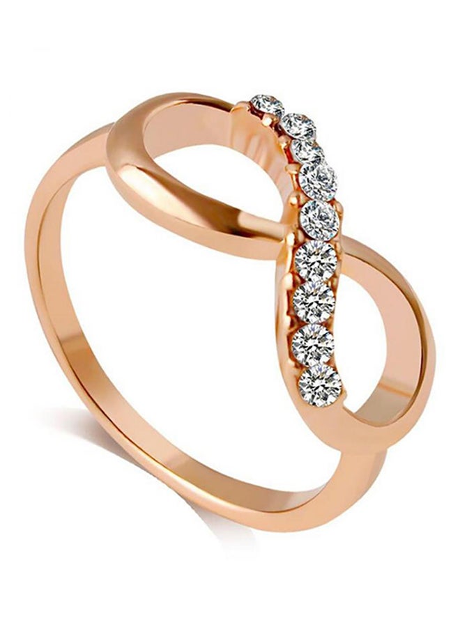 بلولانز خاتم بإشارة لا نهاية ومرصع بالزركون - Image 3