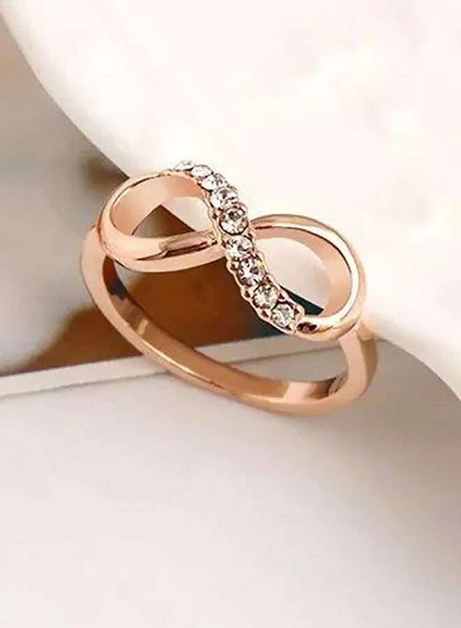 بلولانز خاتم بإشارة لا نهاية ومرصع بالزركون - Image 4