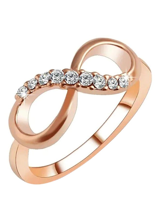 بلولانز خاتم بإشارة لا نهاية ومرصع بالزركون - Image 2