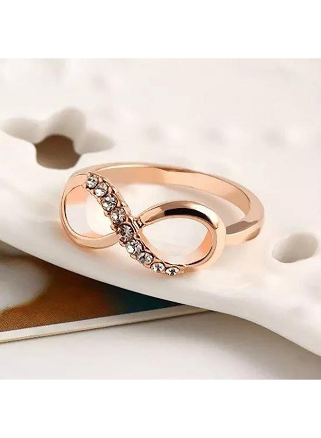 بلولانز خاتم بإشارة لا نهاية ومرصع بالزركون - Image 5