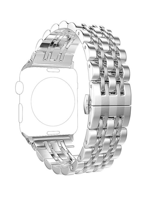 Replacement Band For Apple Watch Series 1/2/3 38mm Silver