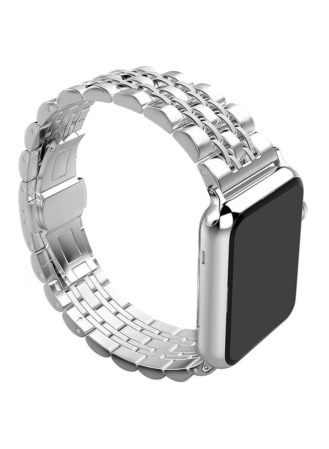 Generic - Metal Replacement Band For Apple Watch Series 1/2/3 42mm Silver - Image 1