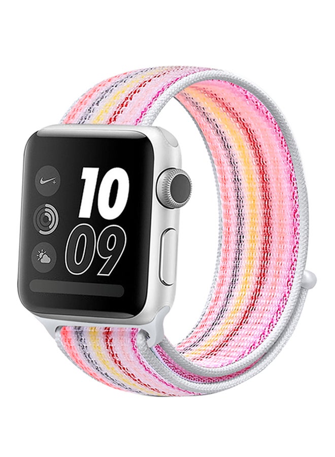 سوار بديل لساعة أبل سيريس 1/2/3 قياس 42 مم متعدد الألوان متعدد الألوان - Image 2