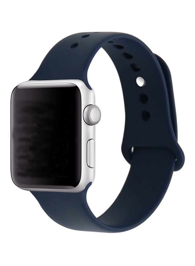 Replacement Band For Apple Watch Series 1/2/3 42mm Midnight Blue