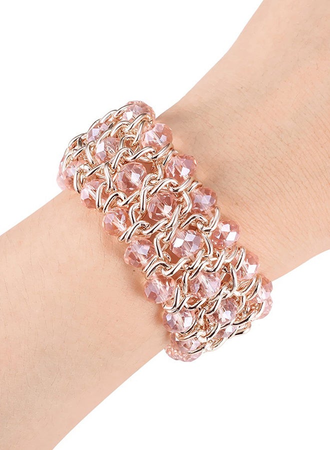 Generic - Braided Replacement Band For Apple Watch Series 1/2/3 38mm Pink - Image 1