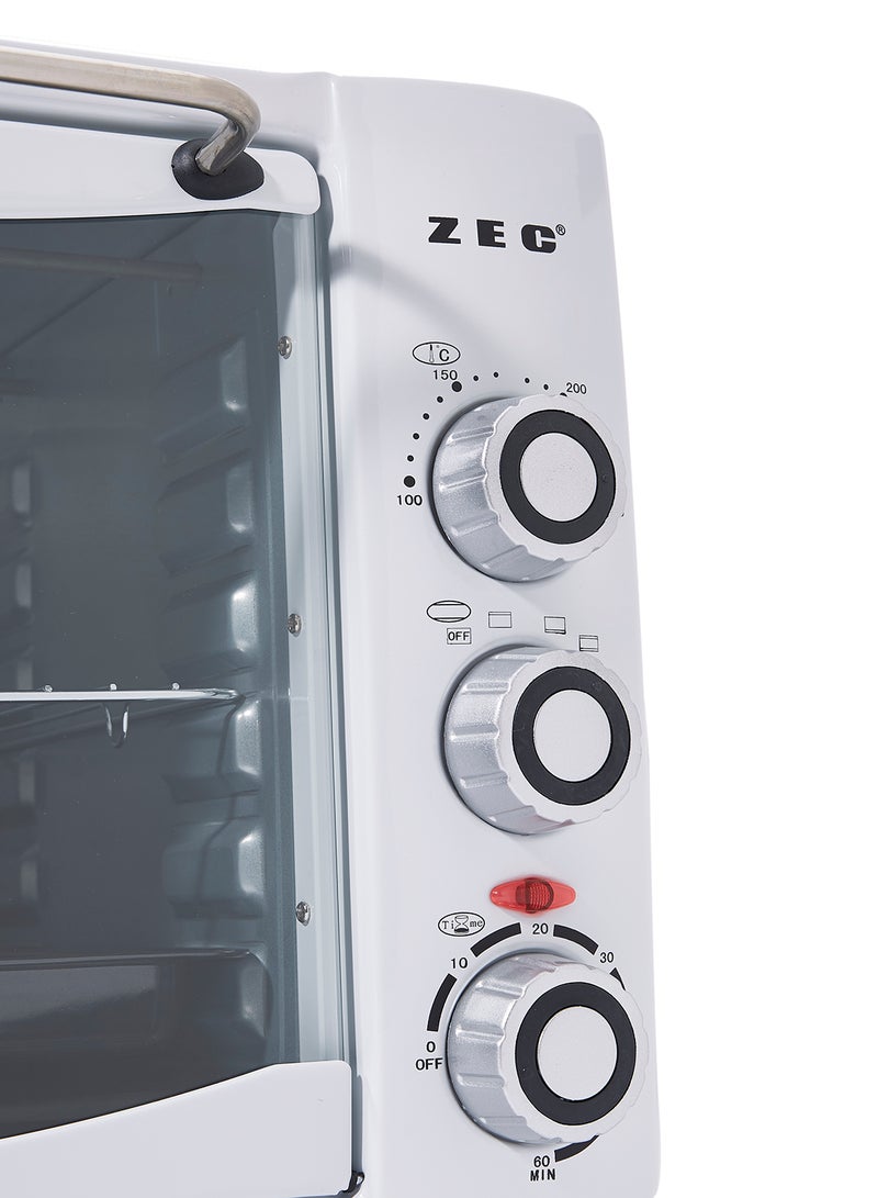 ZEC Countertop Electric Oven 1600W 20 L 1600 W ZEC-CKFH36C White/Grey/Black - Image 4