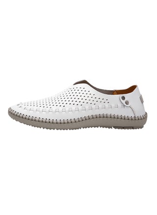 Breathable Leather Slip Ons Fahjrus_3839 White/Grey White/Grey - v1536558952/N16627848V_1