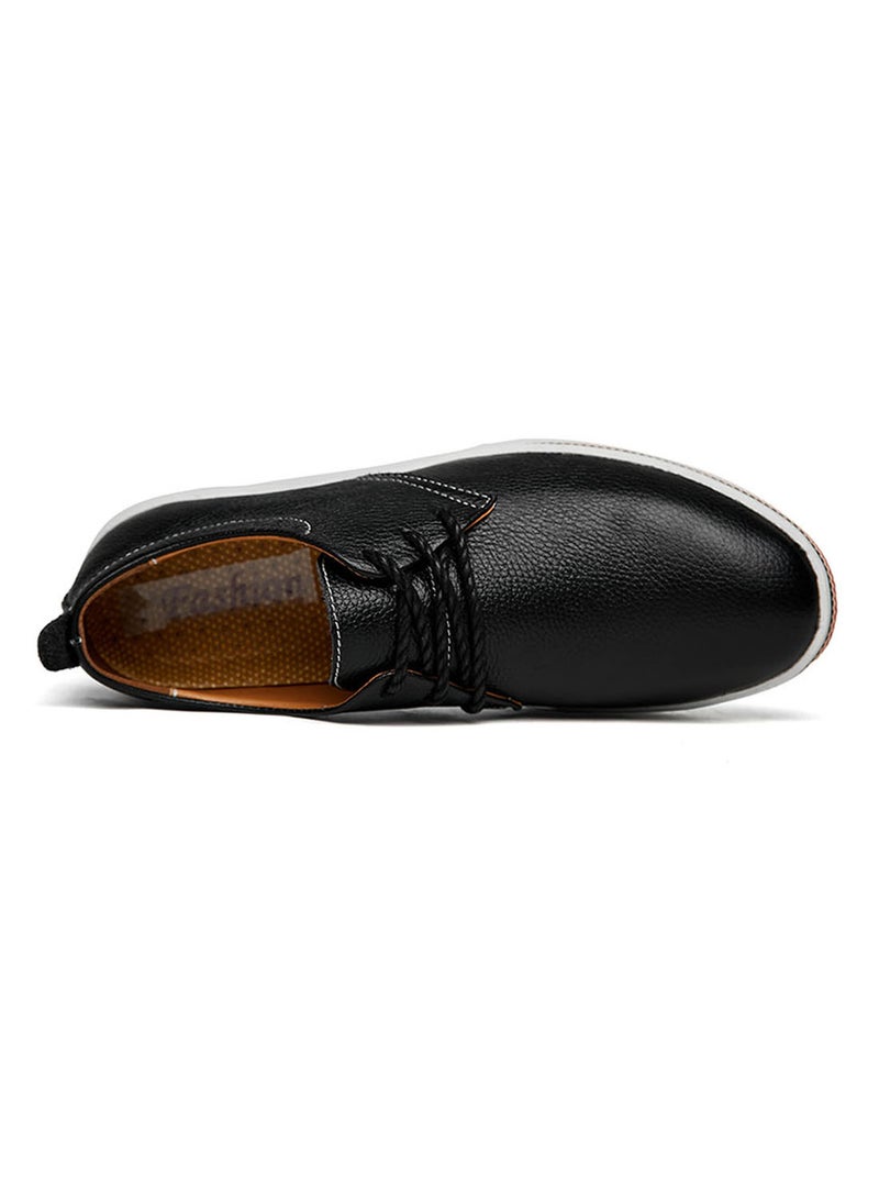 Casual Leather Oxford Shoes Fatd-Ls-8819-Black Black/Red/White Black/Red/White  - Image 2