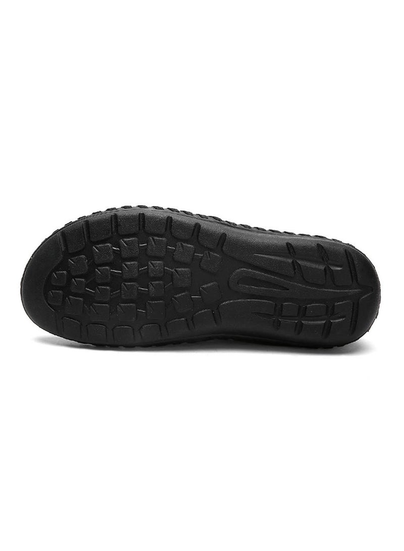 Leather Comfort Shoes Fatd-Ls-8923-Black Black  - Image 3