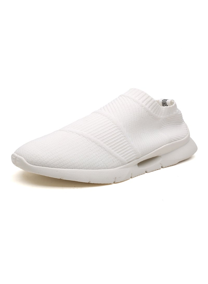 Textile Slip-On Trainers Fatt-Tom-1036 White - Image 2