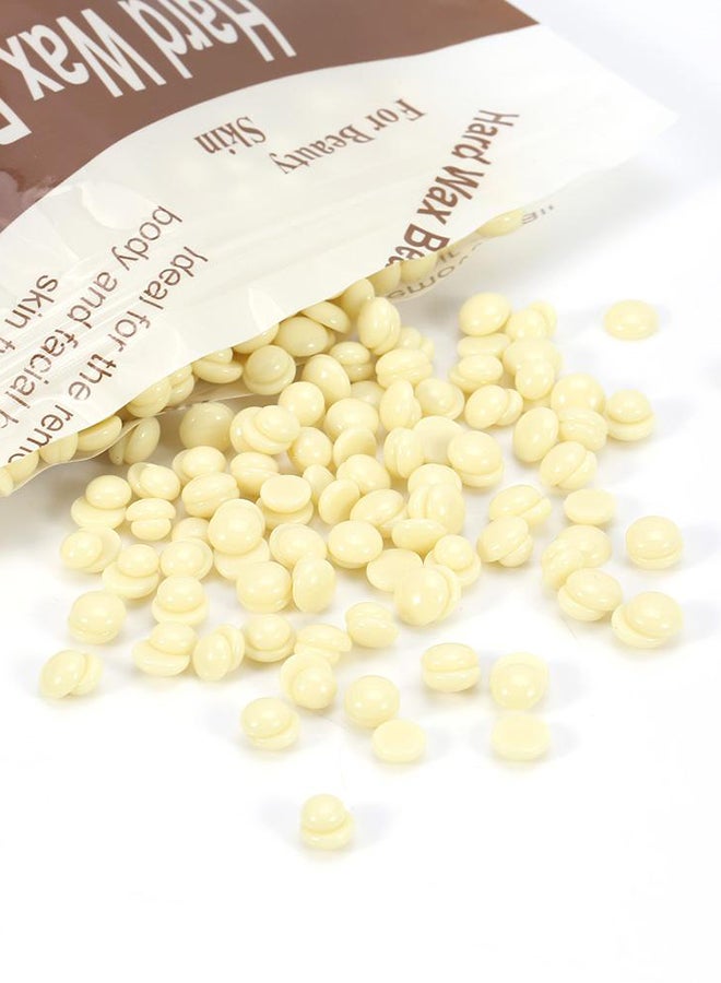 Generic Cream Infused Hard Wax Beans Beige 305grams - Image 2
