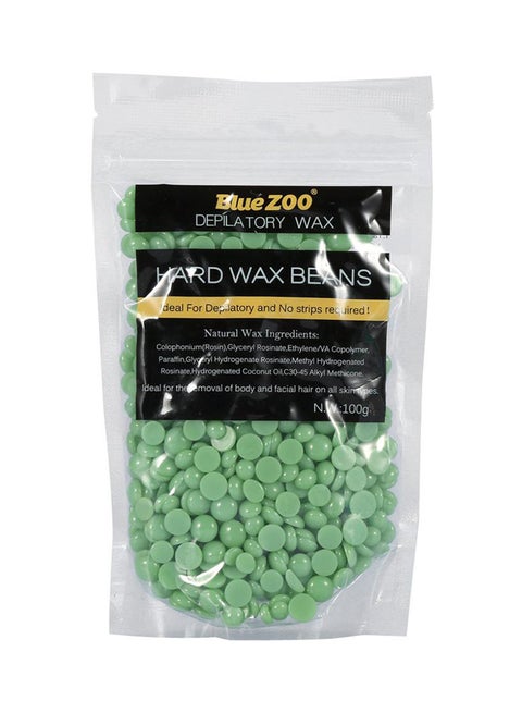 Tea Tree Infused Hard Wax Beans Green 100grams