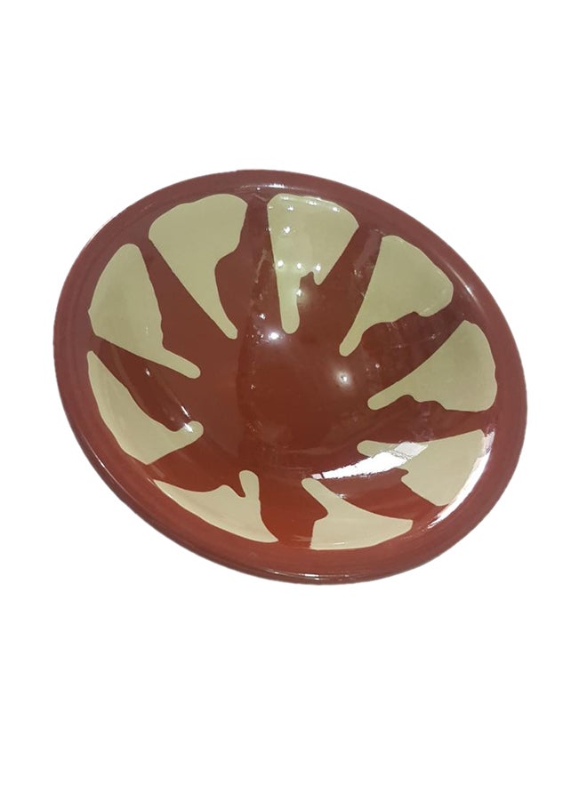 Bean Bowl Brown/Beige 23centimeter