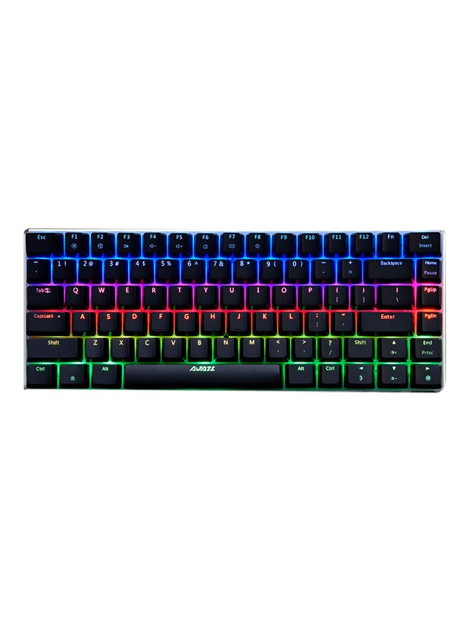 Ajazz AK33 NKRO RGB Backlit Mechanical Keyboard Black/Purple/Pink  - Image 3