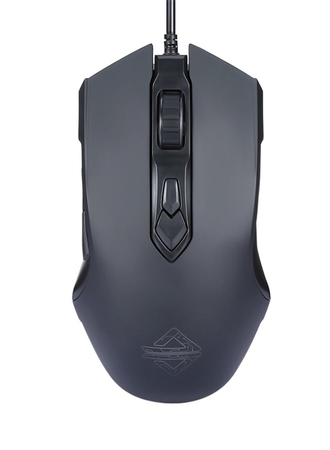 Ajazz AJ52 Gaming Mouse With LED Light Black  - Image 1