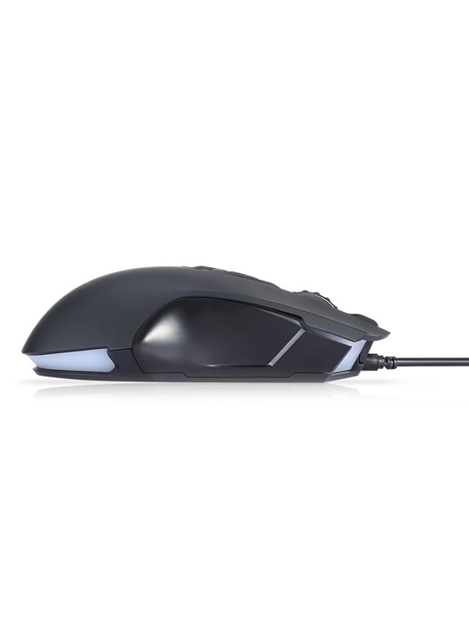 Ajazz AJ52 Gaming Mouse With LED Light Black  - Image 4