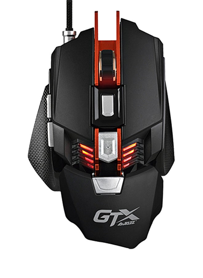 Ajazz Wired Gaming Mouse Black/Red - Image 1
