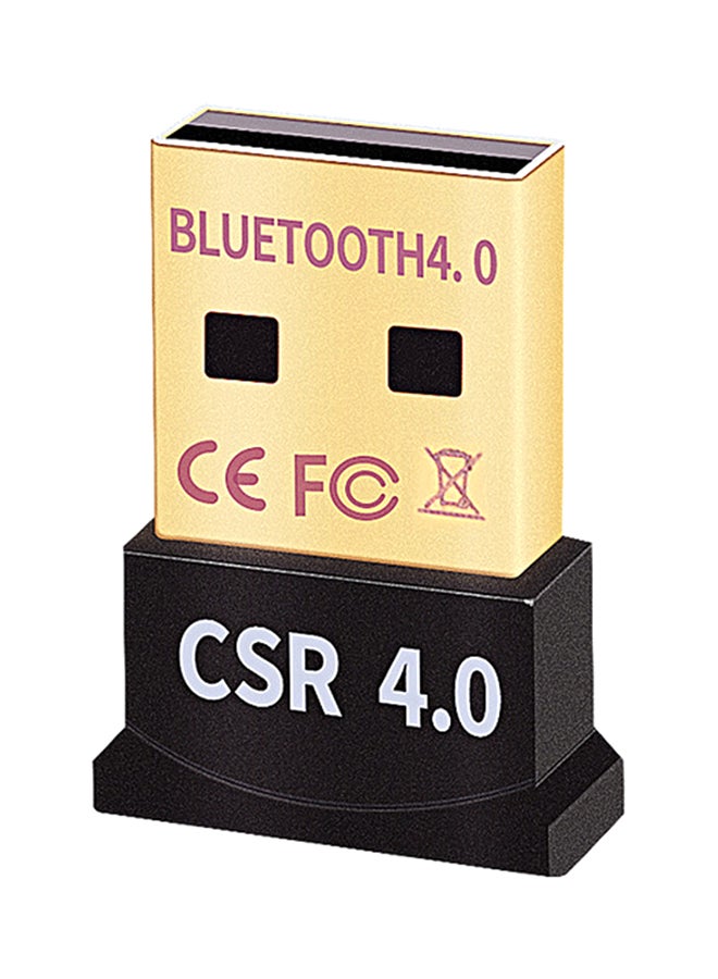 4.0 Bluetooth CSR Frequency USB Transmitter Receiver 273895001 Black/Gold