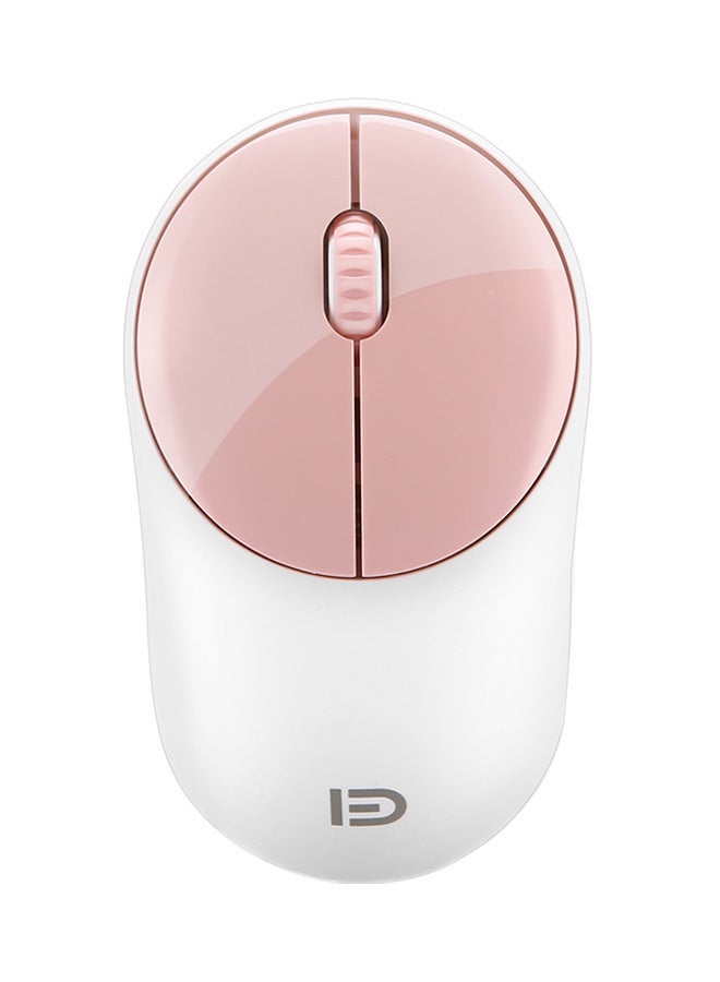 FUDE IK6630 Wireless Keyboard And Mouse Combo Pink/White - Image 1