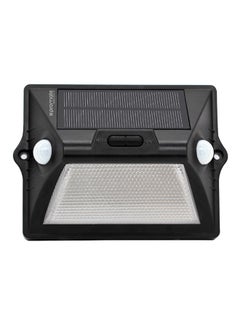 PROMATE Solar Light Outdoor, Decorative 8 Colour Changing Dual Motion Detector with Water-Resistant LED Wall Light and 12 LED Sensing Light for Front Door, Yard, Driveway, SolarWay-2 White  - Image 1