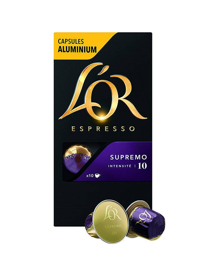L’OR - Espresso Supremo Coffee 10 Capsules 52grams - Image 1