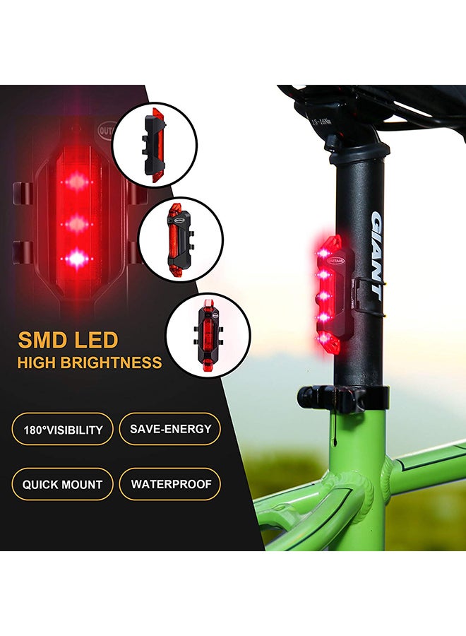 VLRA - 5-LED USB Rechargeable Bicycle Light - Image 1