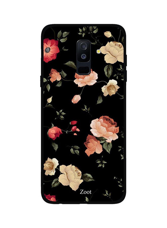 Zoot Thermoplastic Polyurethane Protective Case Cover For Samsung Galaxy A6+ Colourful Lotus 