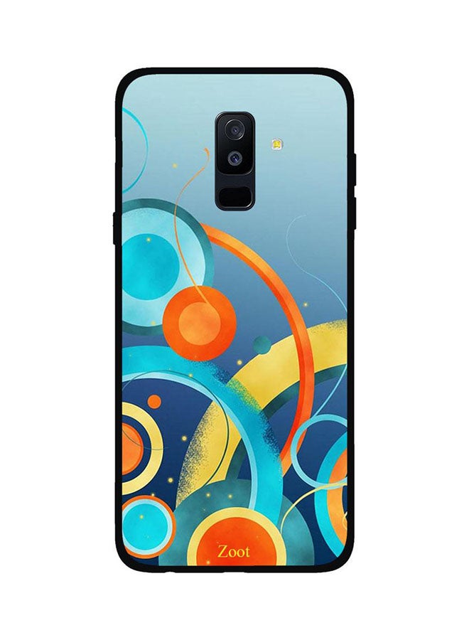 Zoot Thermoplastic Polyurethane Protective Case Cover For Samsung Galaxy A6+ Colourful Circles