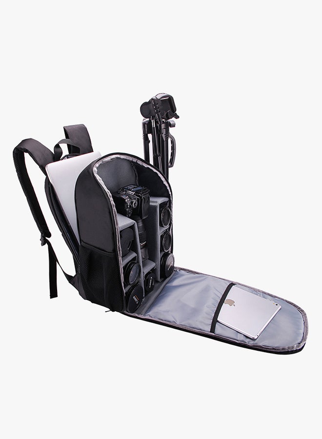 Waterproof Backpack For DSLR Camera Black - Image 2