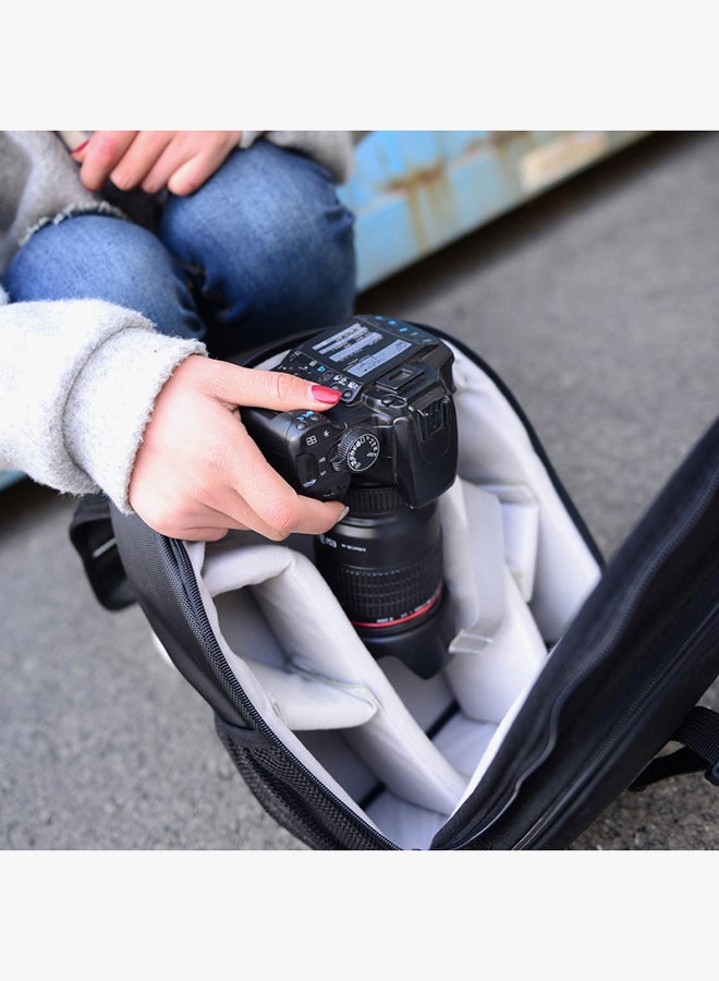 Waterproof Backpack For DSLR Camera Red - Image 3