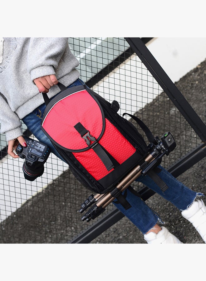 Waterproof Backpack For DSLR Camera Red - Image 4