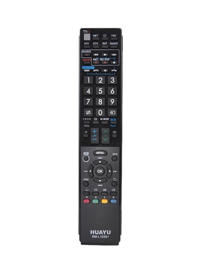 Huayu Universal Remote Control For Sharp LCD/LED TV Black - Image 1