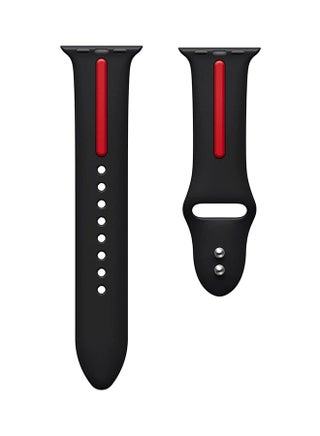 Replacement Band For Apple Watch Series 38mm Black/Red - v1536644711/N17204067A_1