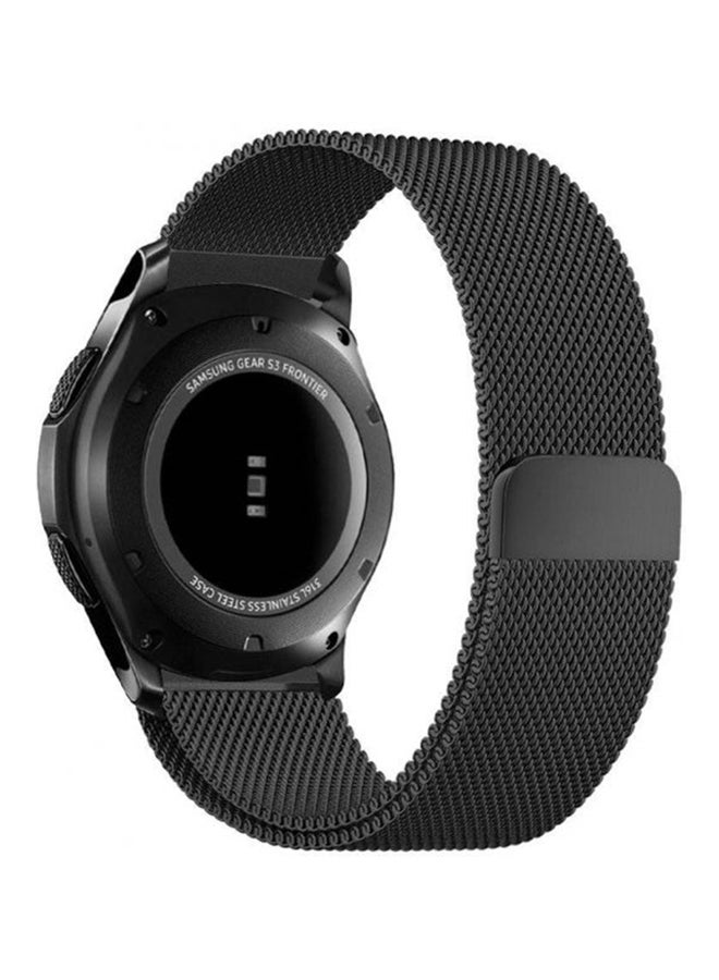 Replacement Band For Samsung Gear S3 Frontier/Classic Black - Image 1