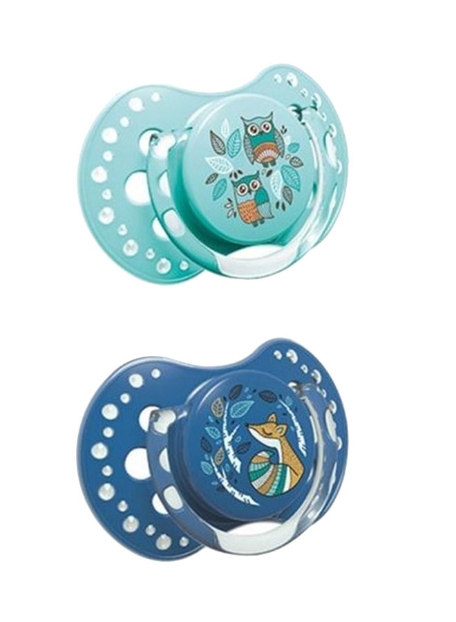 لوفي لهاية فولكي بوي من السيليكون للأطفال حديثي الولادة حتى عمر 3 شهور من قطعتين موديل 22 841 - Image 1