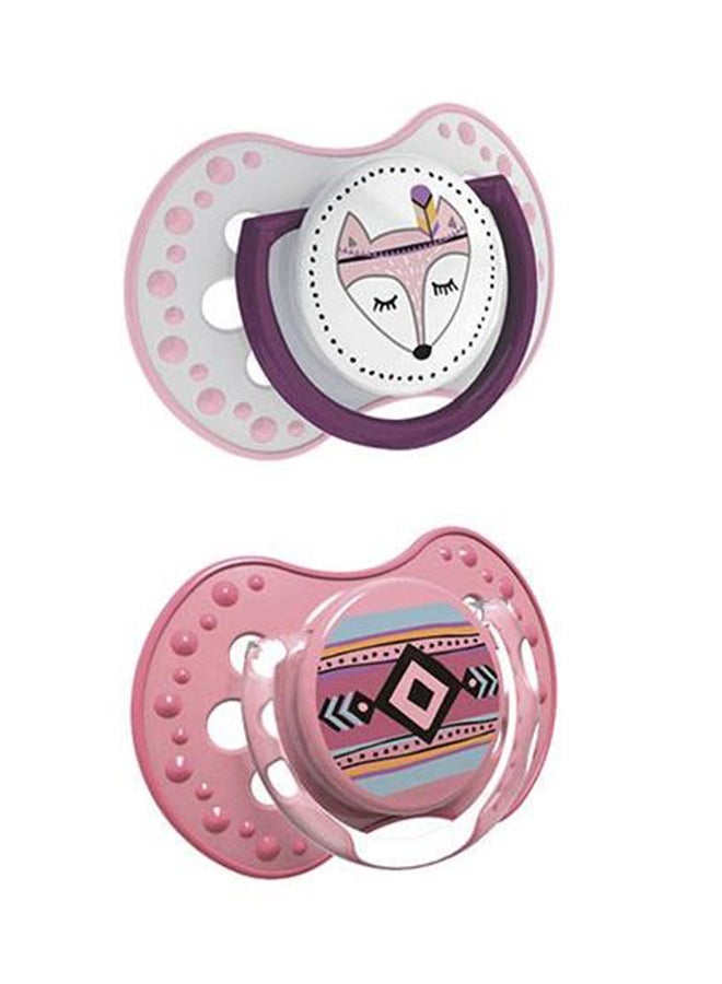 lovi 2-Piece Indian Summer Girl Dynamic Soother 0-3 Months  - Image 1