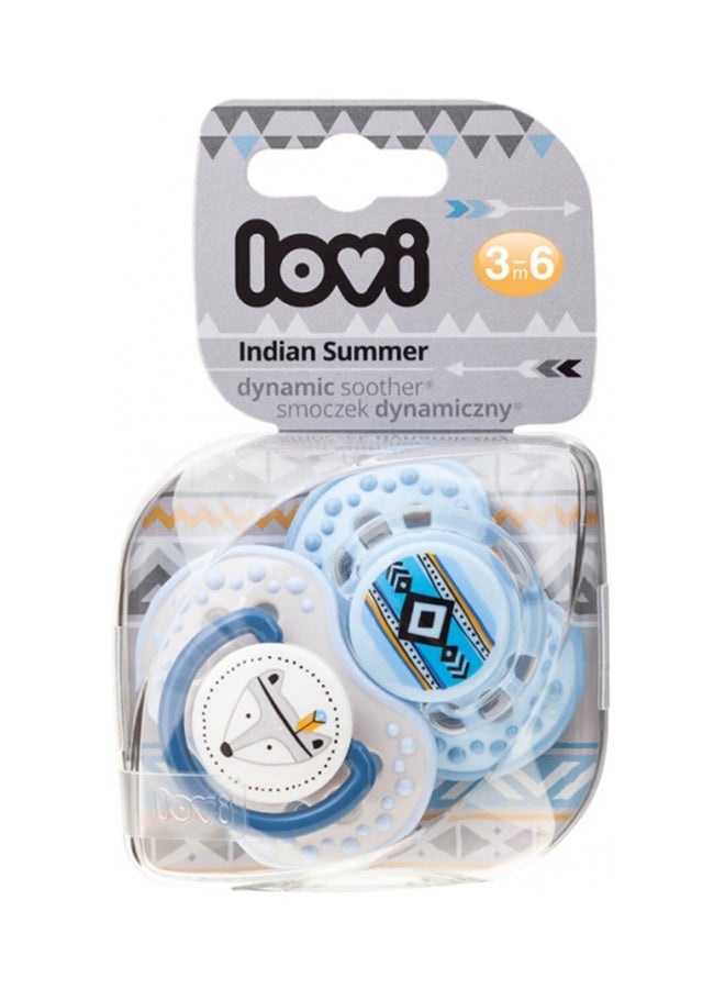 lovi 2 Piece Indian Summer Dynamic Soother 3-6 Months  - Image 2