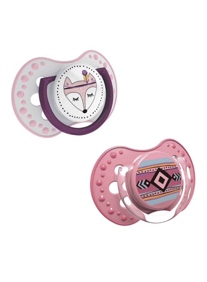 lovi 2-Piece Indian Summer Girl Dynamic Soother 3-6 Months  - Image 1