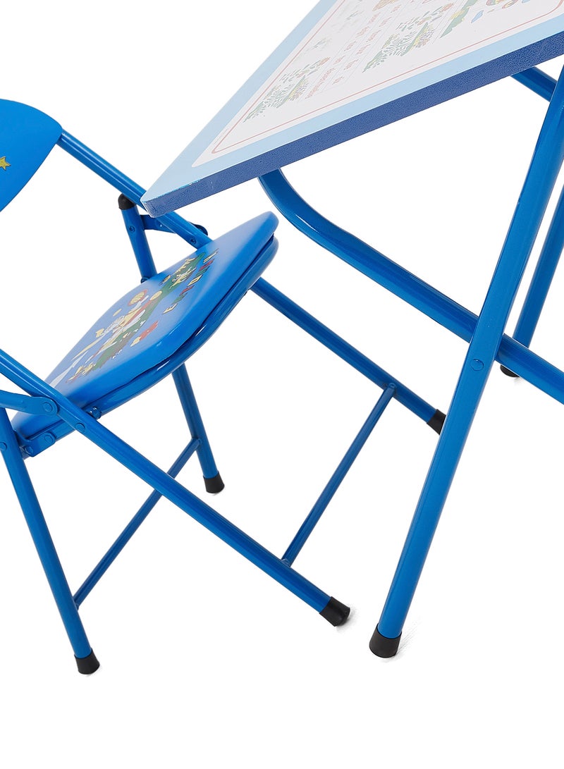 هوم جيني طقم طاولة وكرسي من قطعتين أزرق/أصفر/أحمر 50x60x40سم - Image 5