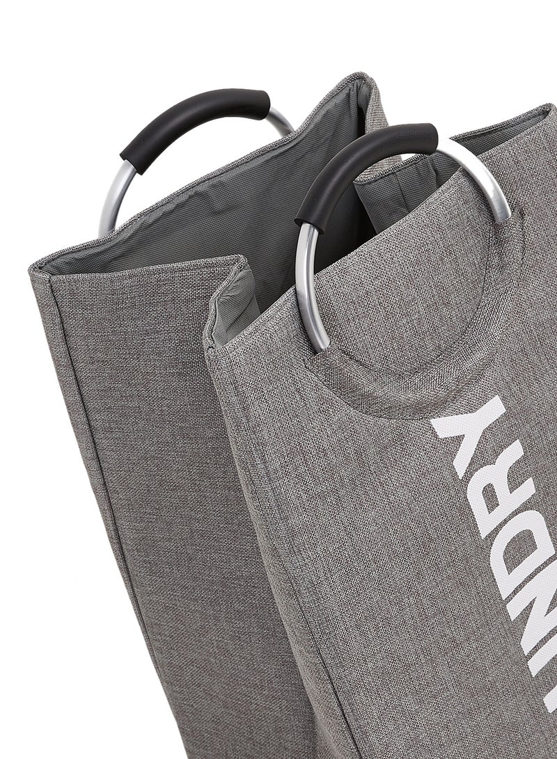 Fabric Laundry Bag Grey 36x50cm - v1536648998/N16992657A_3