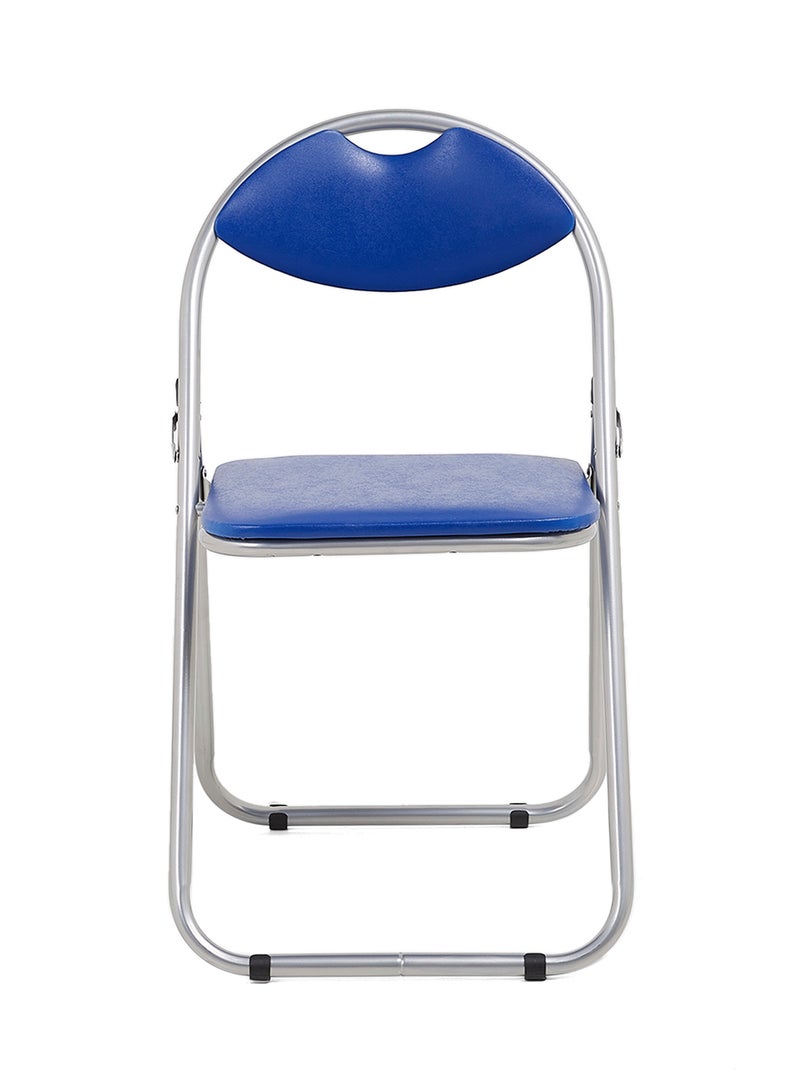 هوم جيني كرسي قابل للطي فضي/ أزرق 46x79x44سم - Image 2