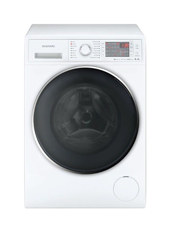 DAEWOO - Front Load Washing Machine And Dryer DWC-EHD1432 White - Image 1