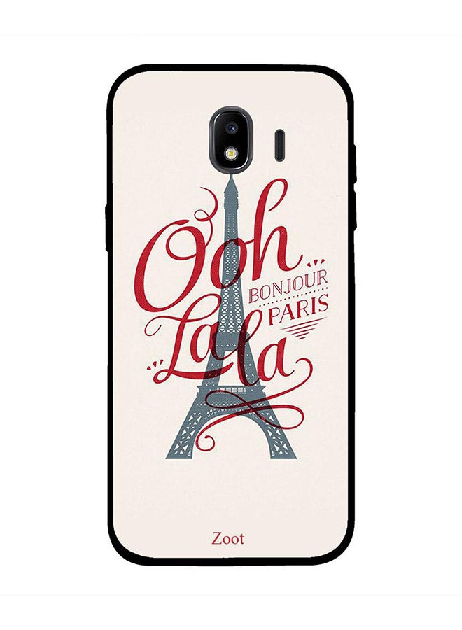 Zoot Thermoplastic Polyurethane Protective Case Cover For Samsung Galaxy J4 Bonjour Paris
