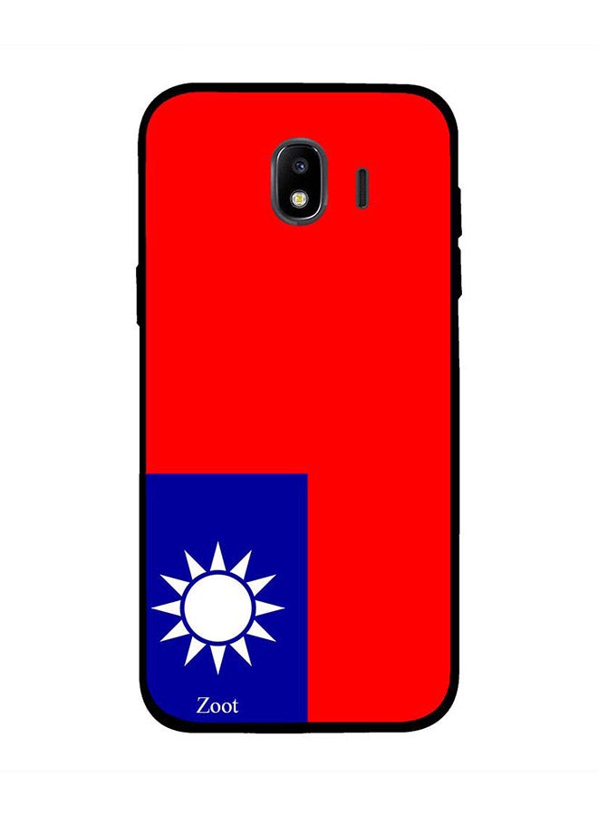 Thermoplastic Polyurethane Protective Case Cover For Samsung Galaxy J4 Taiwan Flag