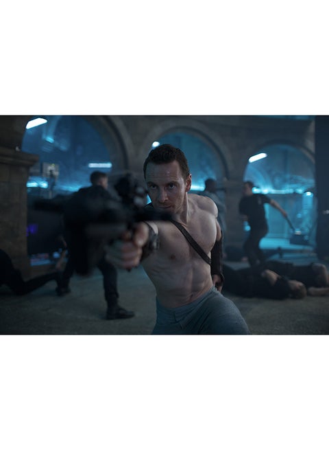 Michael Fassbender In Assassins Creed Wall Art Canvas Print Multicolour 50x33x3.5cm